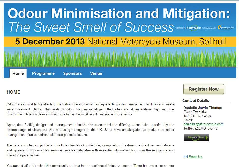 odour conference uk