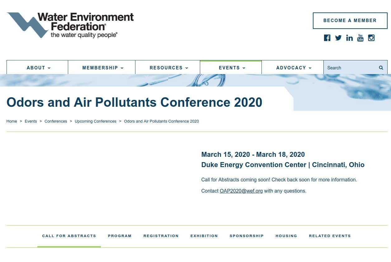 wef odors conference